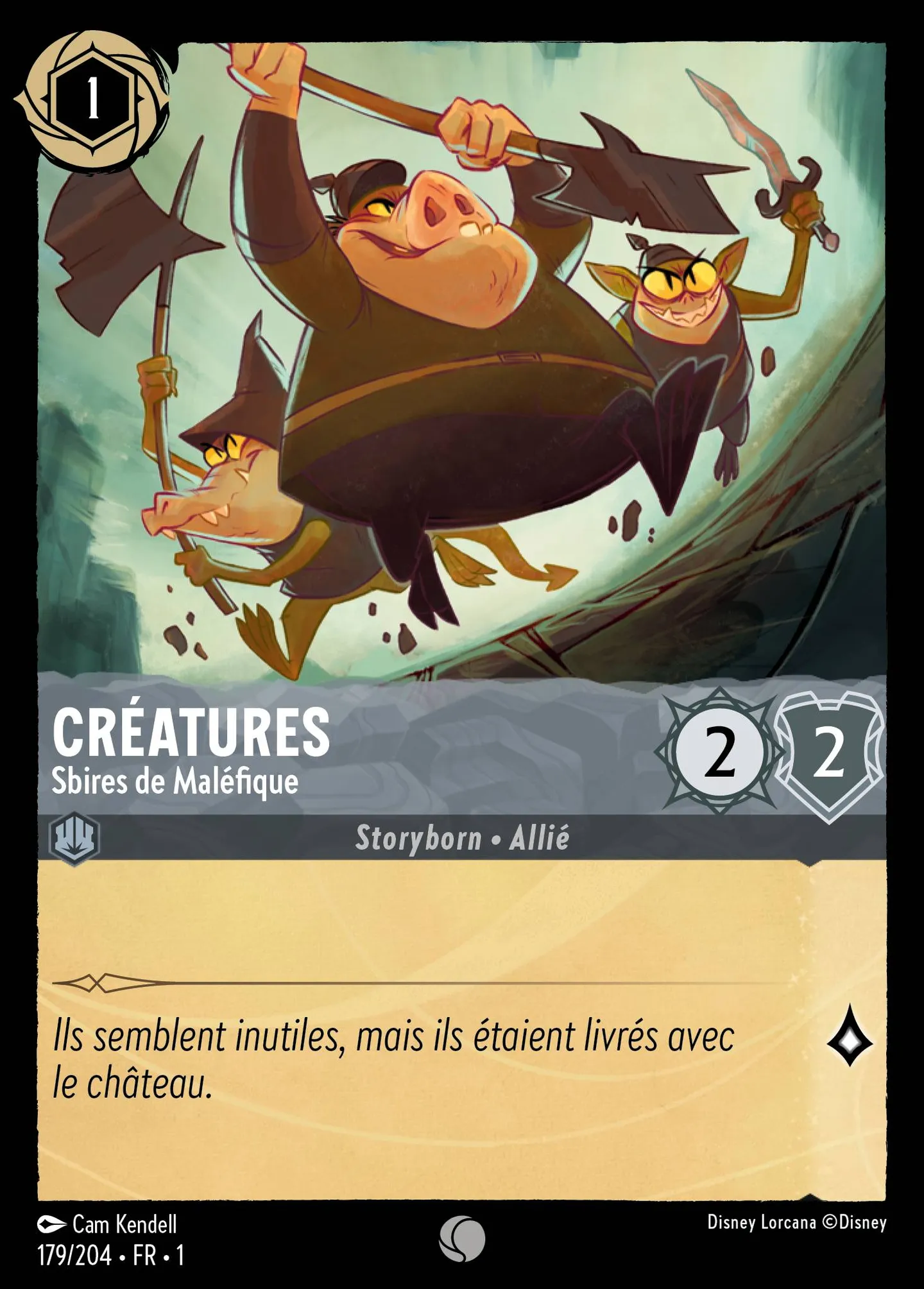 Créatures - Sbires de Maléfique — The First Chapter — Lorcana