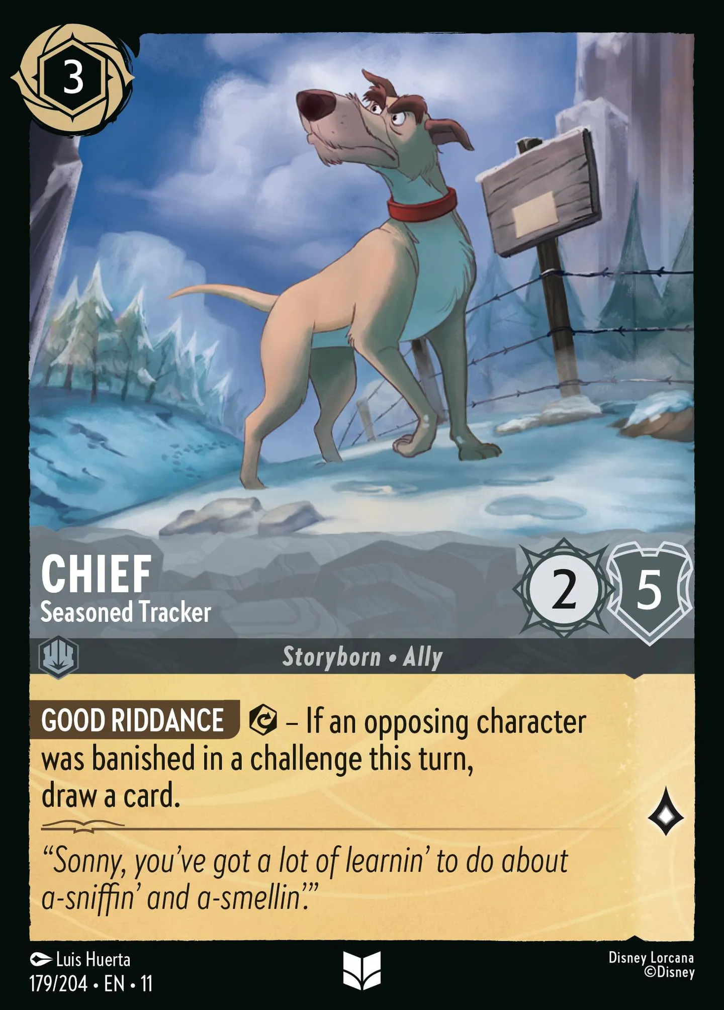 Chef - Pisteur chevronné — Winterspell — Lorcana