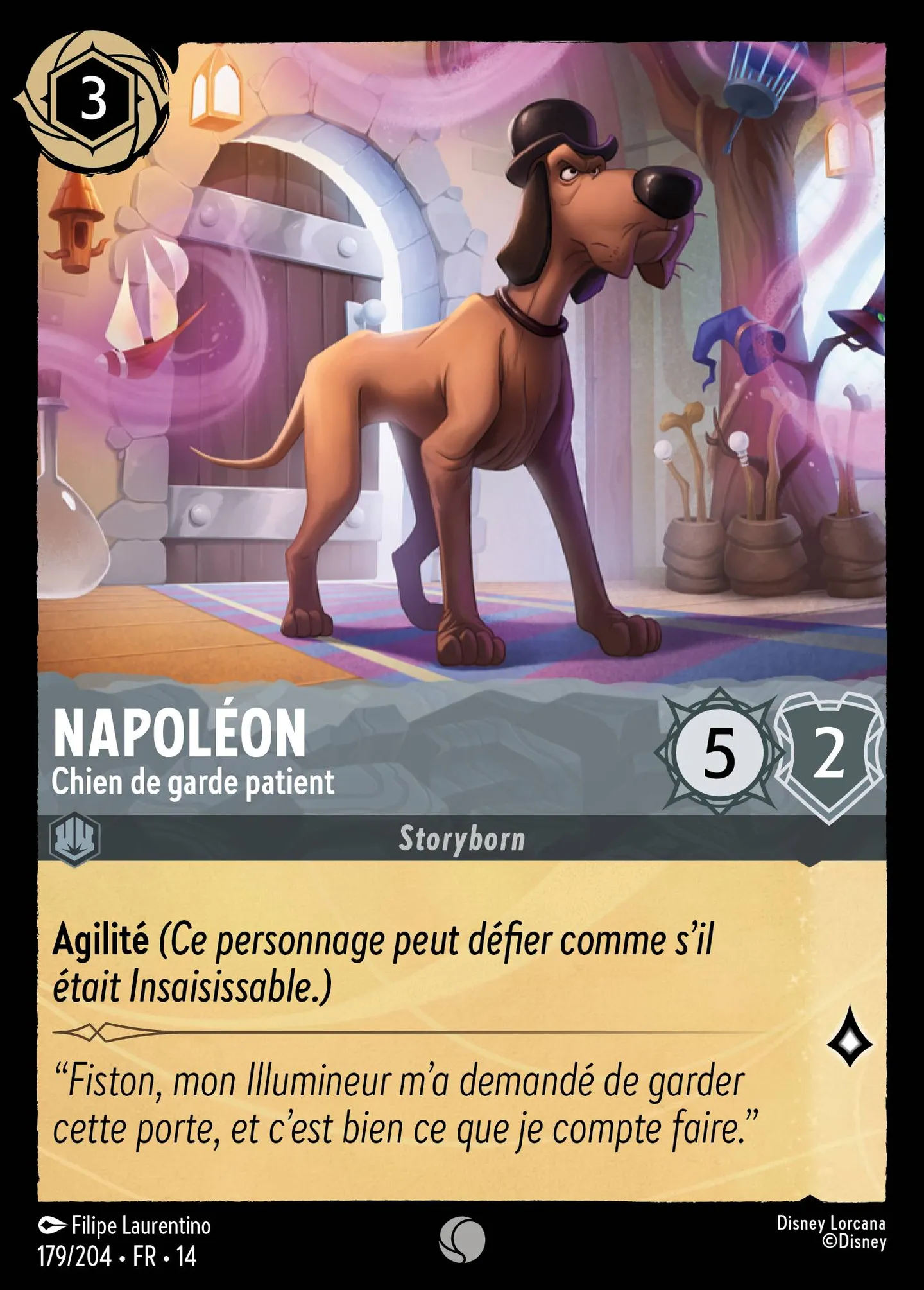 Napoléon - Chien de garde patient — Hyperia City — Lorcana