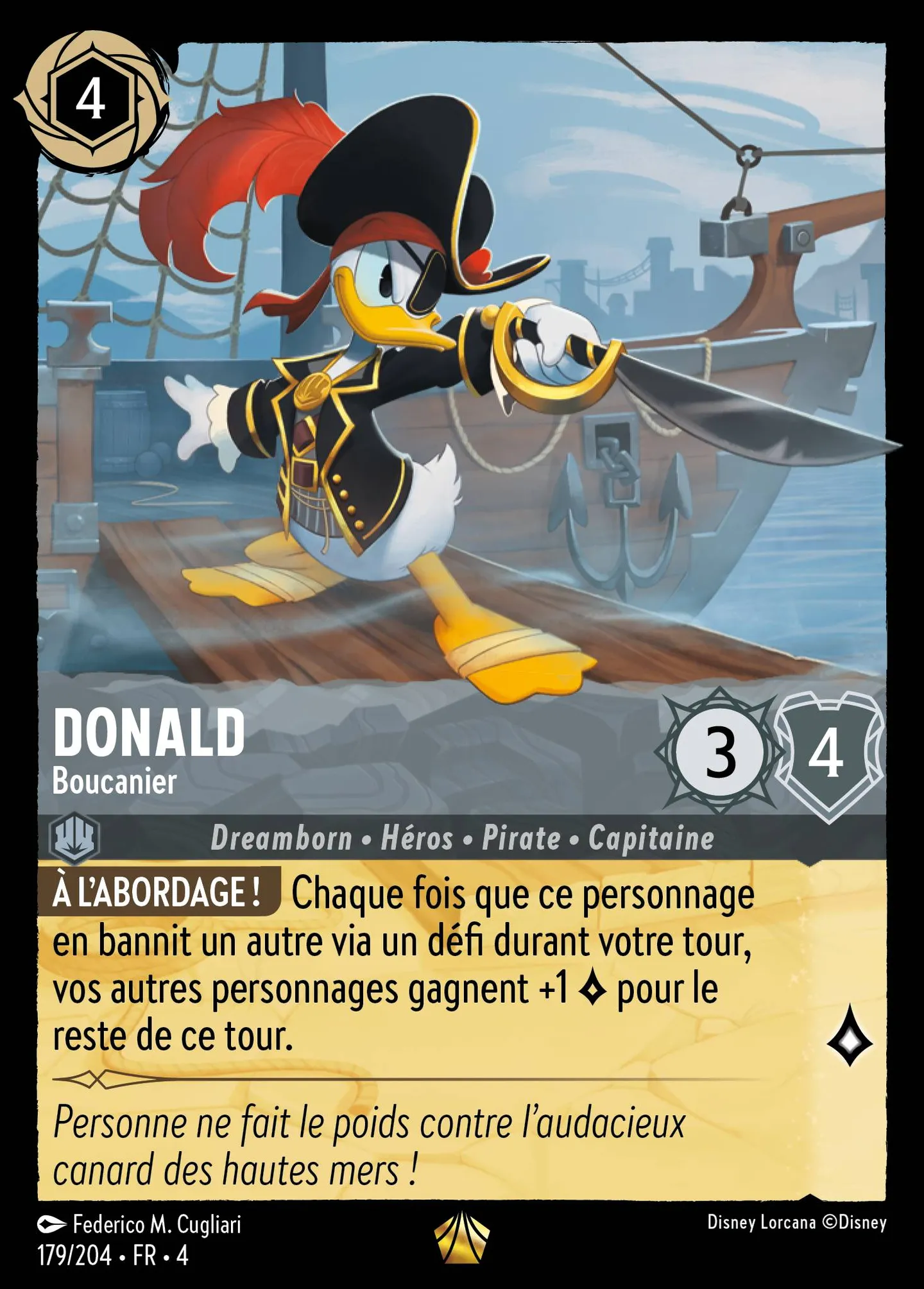 Donald - Boucanier — Ursula's Return — Lorcana
