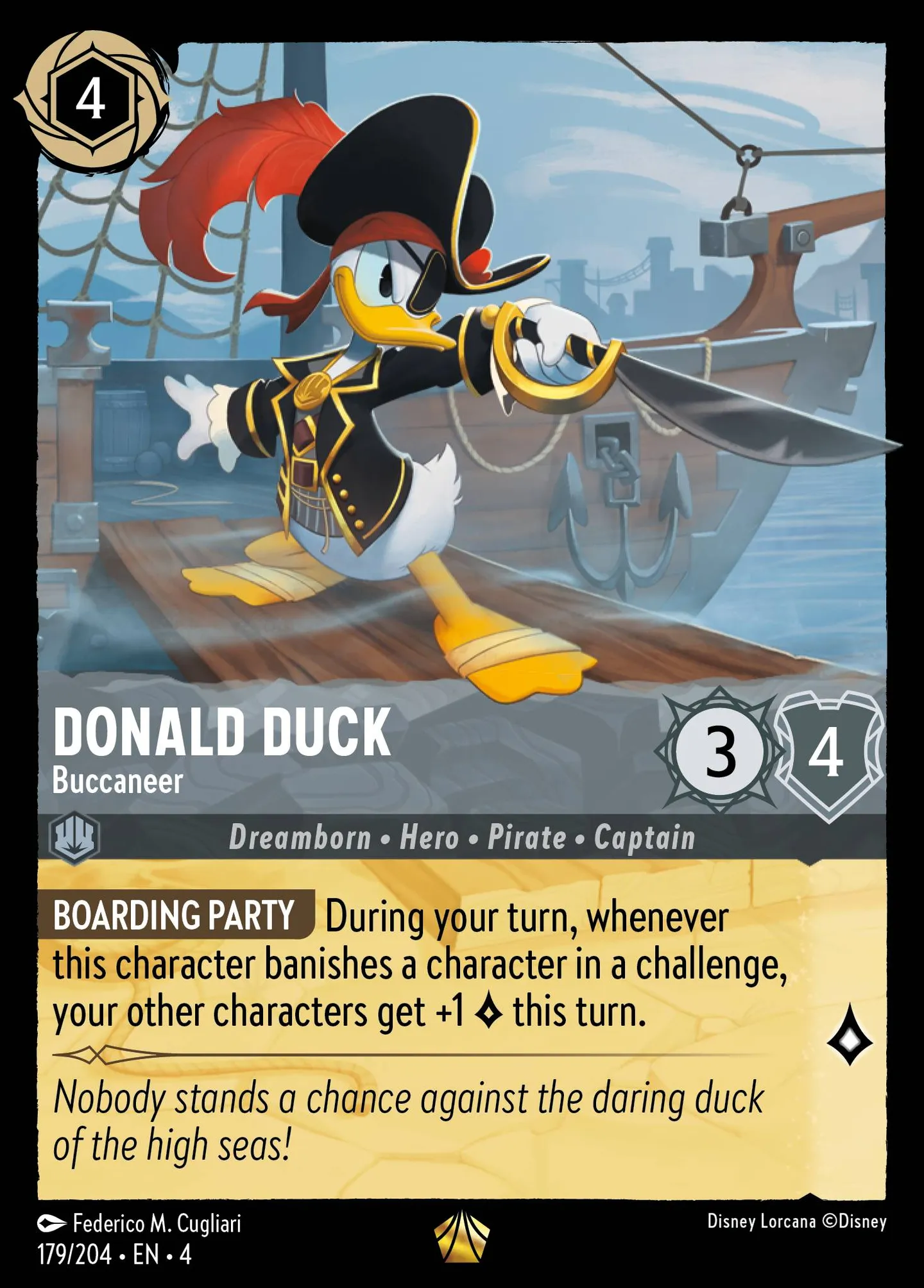 Donald Duck - Buccaneer — Ursula's Return — Lorcana