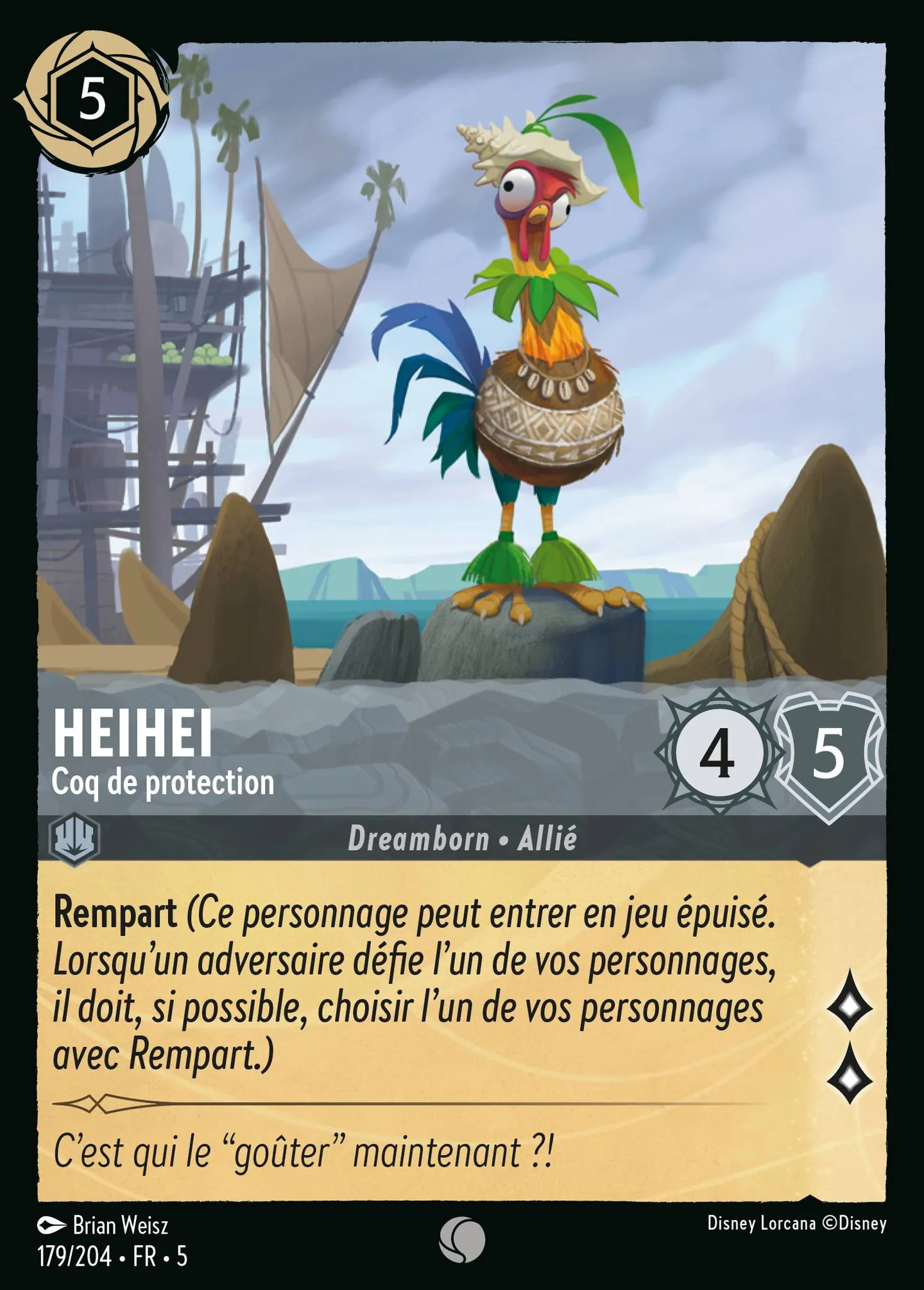 Heihei - Coq de protection — Shimmering Skies — Lorcana