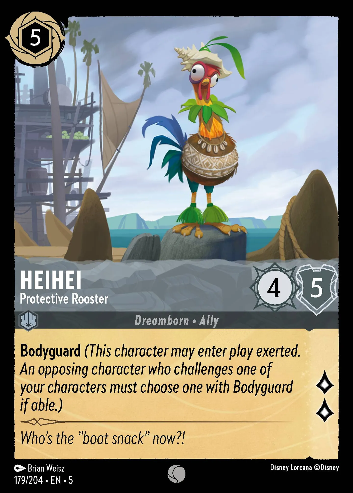 HeiHei - Protective Rooster — Shimmering Skies — Lorcana