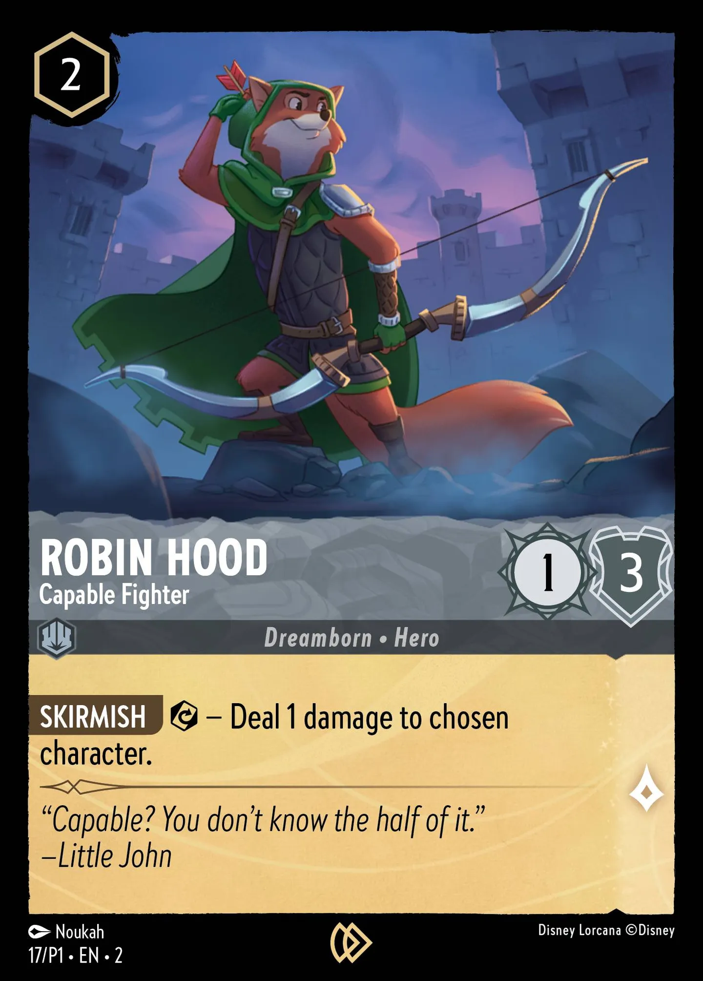 Robin Hood - Capable Fighter — Promos - Year 1 — Lorcana