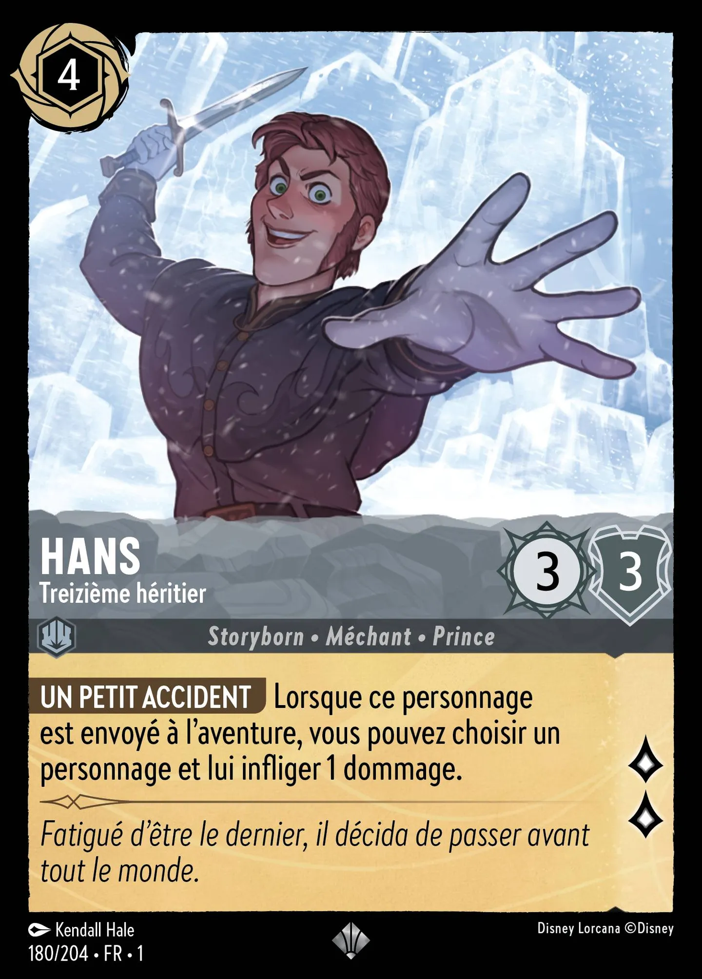 Hans - Treizième héritier — The First Chapter — Lorcana