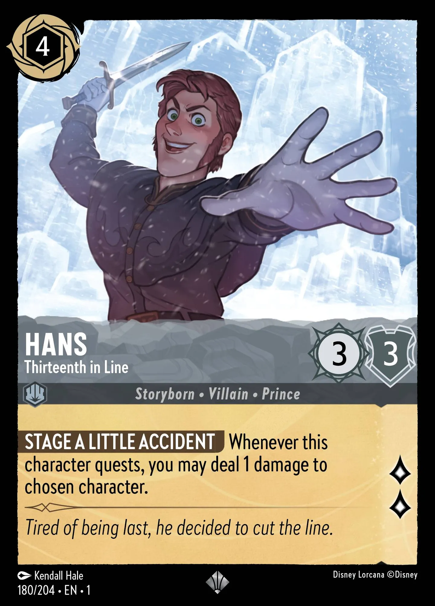 Hans - Thirteenth in Line — The First Chapter — Lorcana