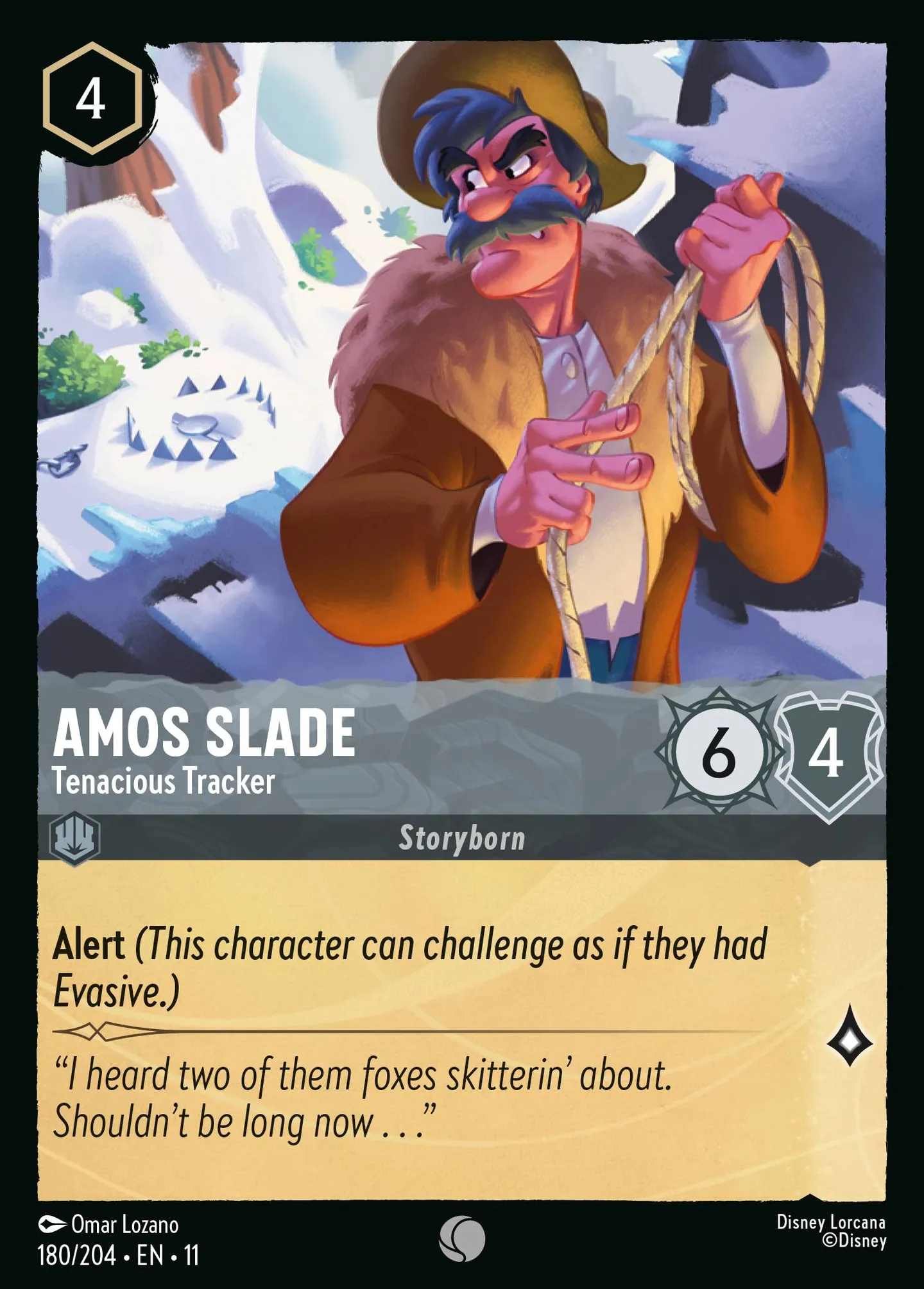 Amos Slade - Pisteur tenace — Winterspell — Lorcana