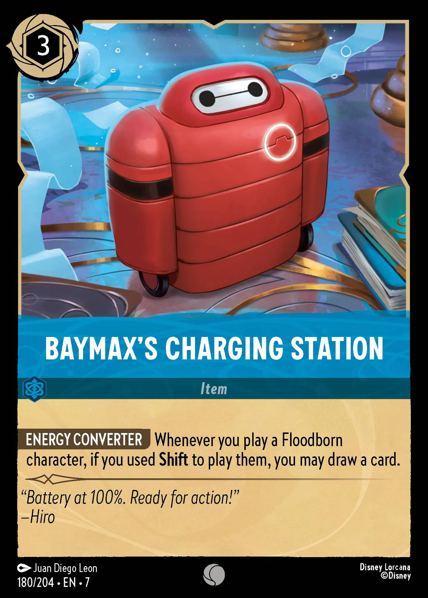 Baymax's Charging Station — Archazia's Island — Lorcana