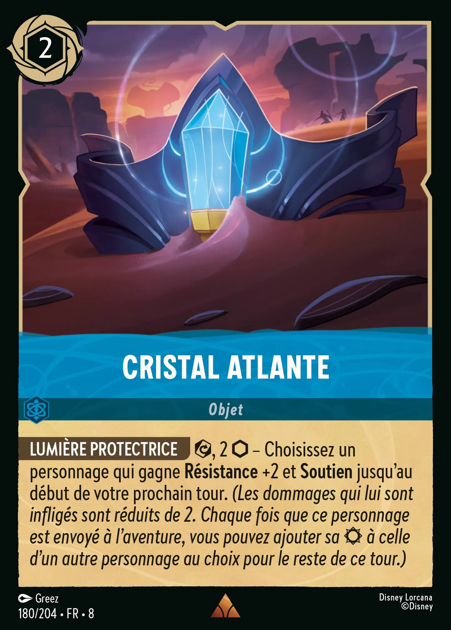 Cristal atlante — The Reign of Jafar — Lorcana