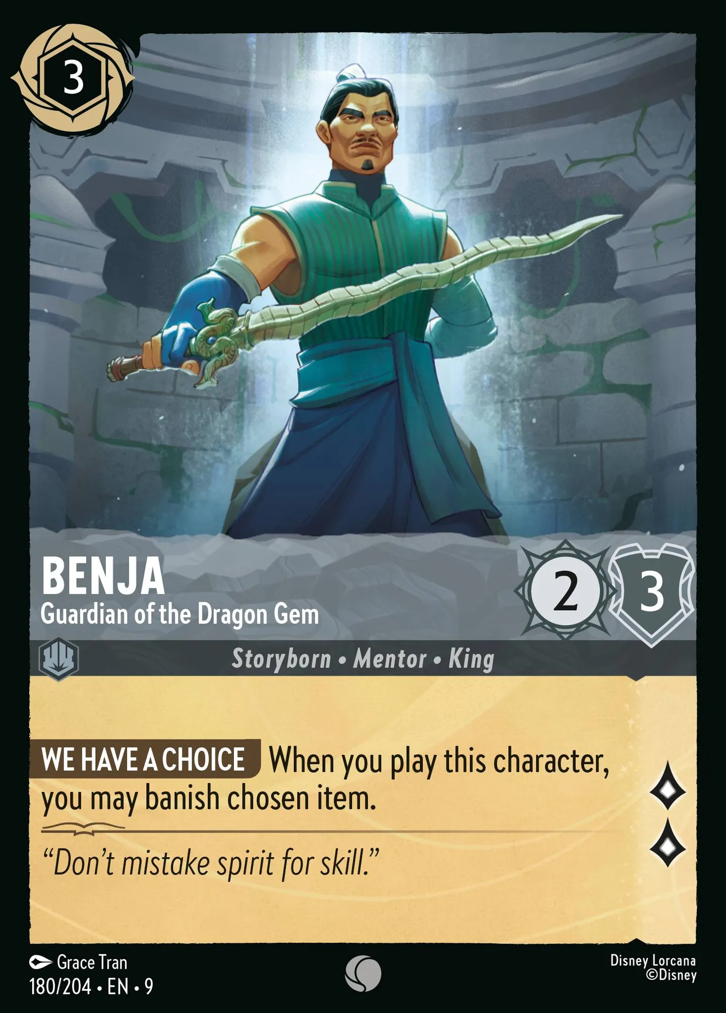 Benja - Guardian of the Dragon Gem — Fabled — Lorcana