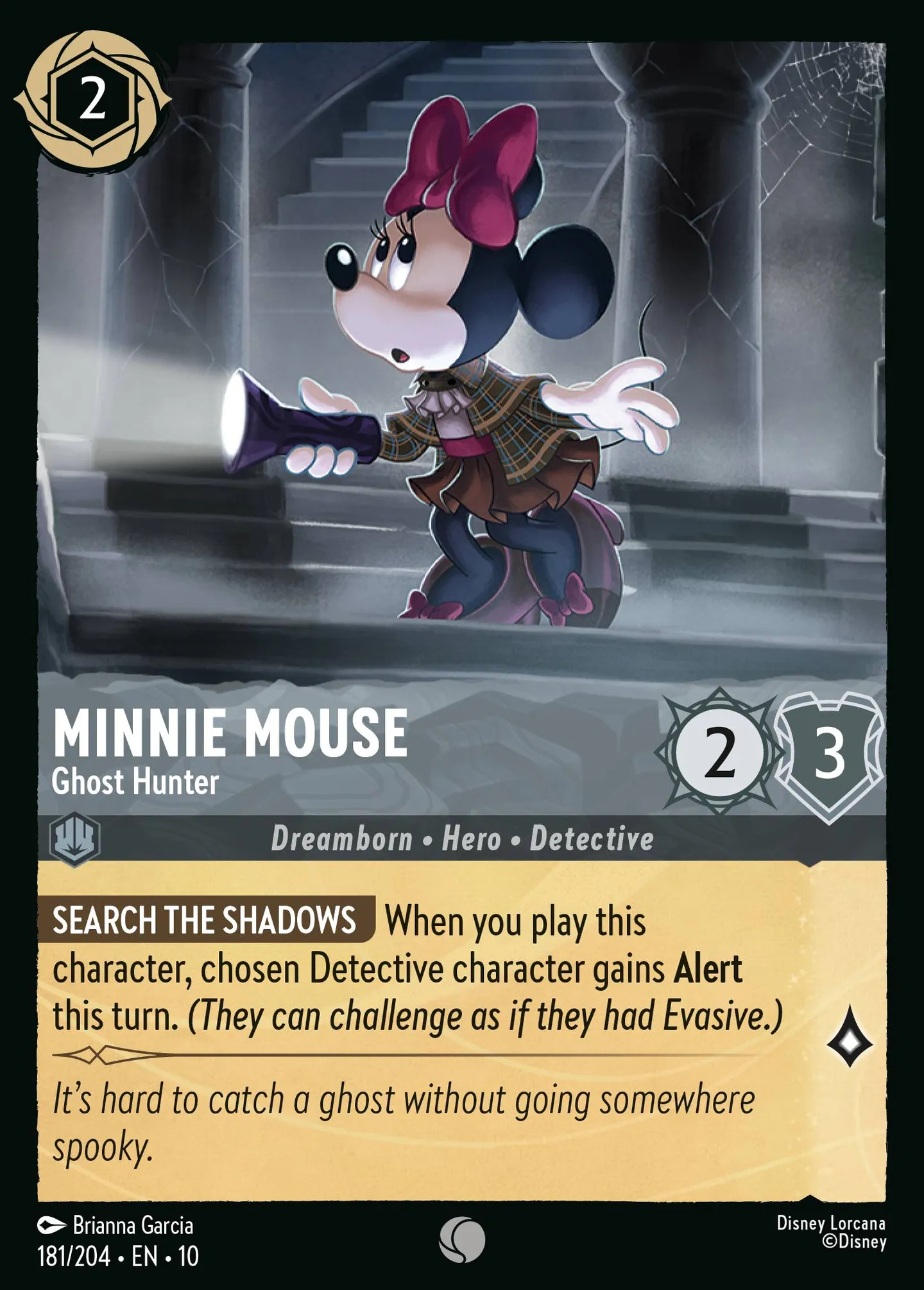 Minnie - Chasseuse de fantômes — Whispers in the Well — Lorcana