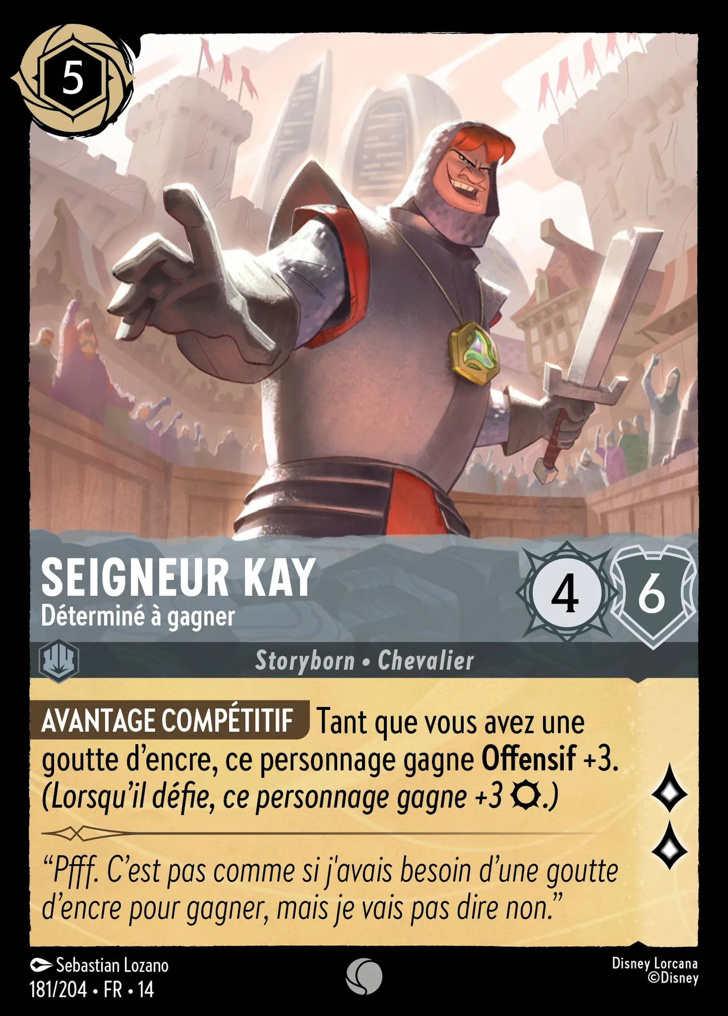 Seigneur Kay - Déterminé à gagner — Hyperia City — Lorcana