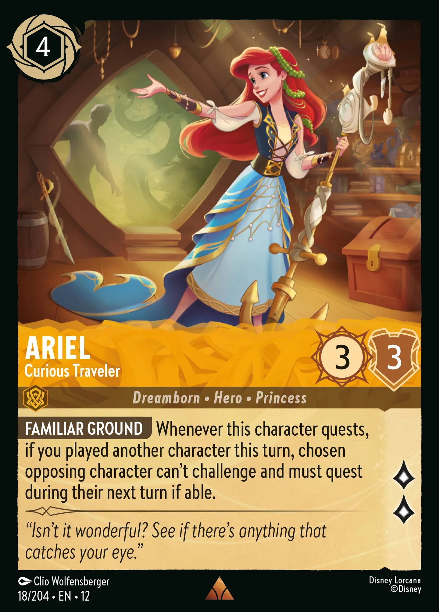 Ariel - Voyageuse curieuse — Wilds Unknown — Lorcana