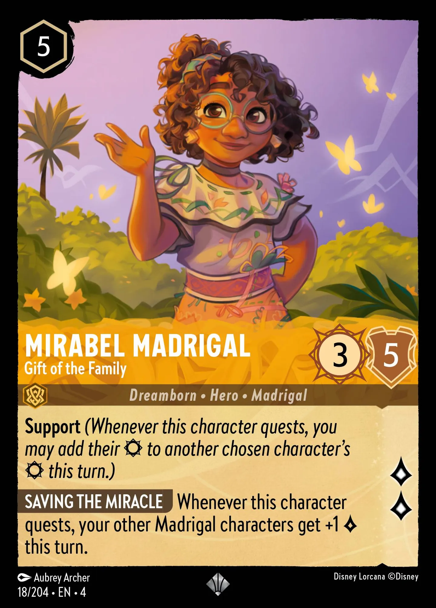 Mirabel Madrigal - Gift of the Family — Ursula's Return — Lorcana