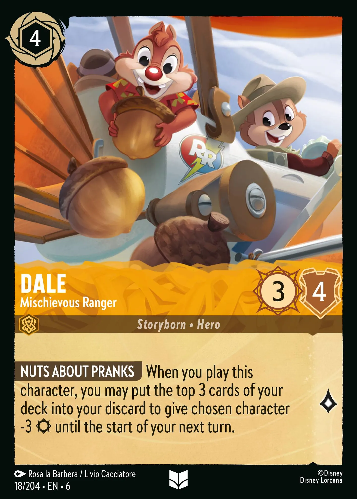 Dale - Mischievous Ranger — Azurite Sea — Lorcana