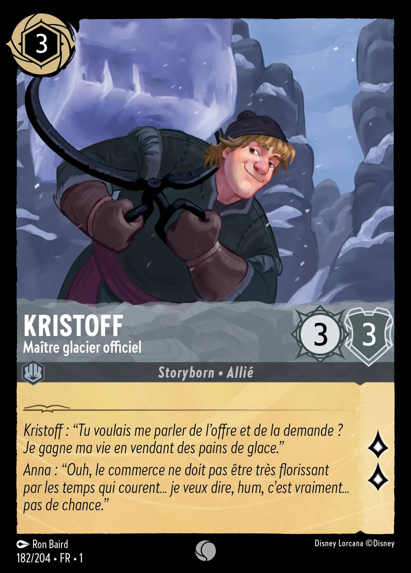 Kristoff - Maître glacier officiel — The First Chapter — Lorcana