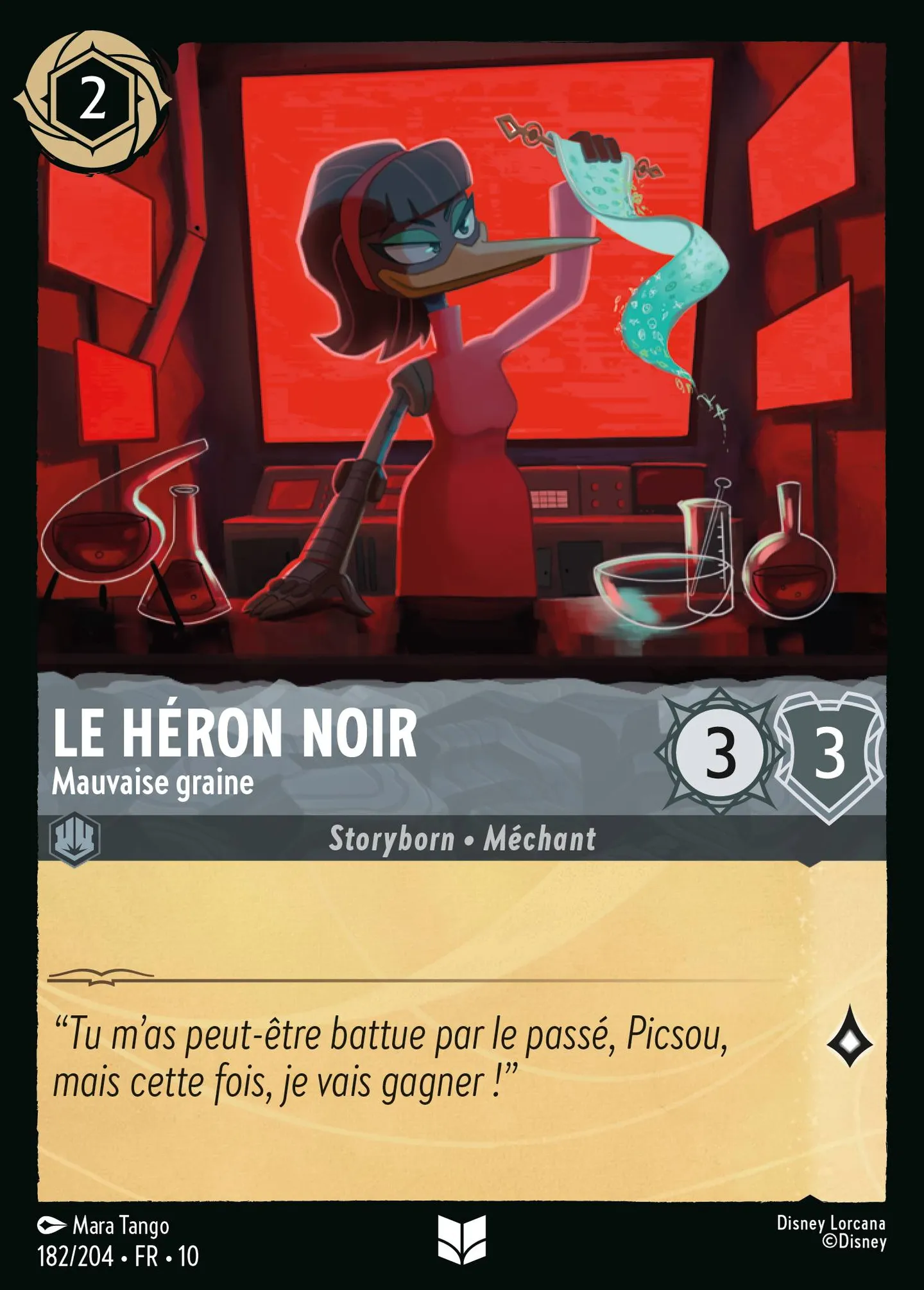 Le Héron noir - Mauvaise graine — Whispers in the Well — Lorcana