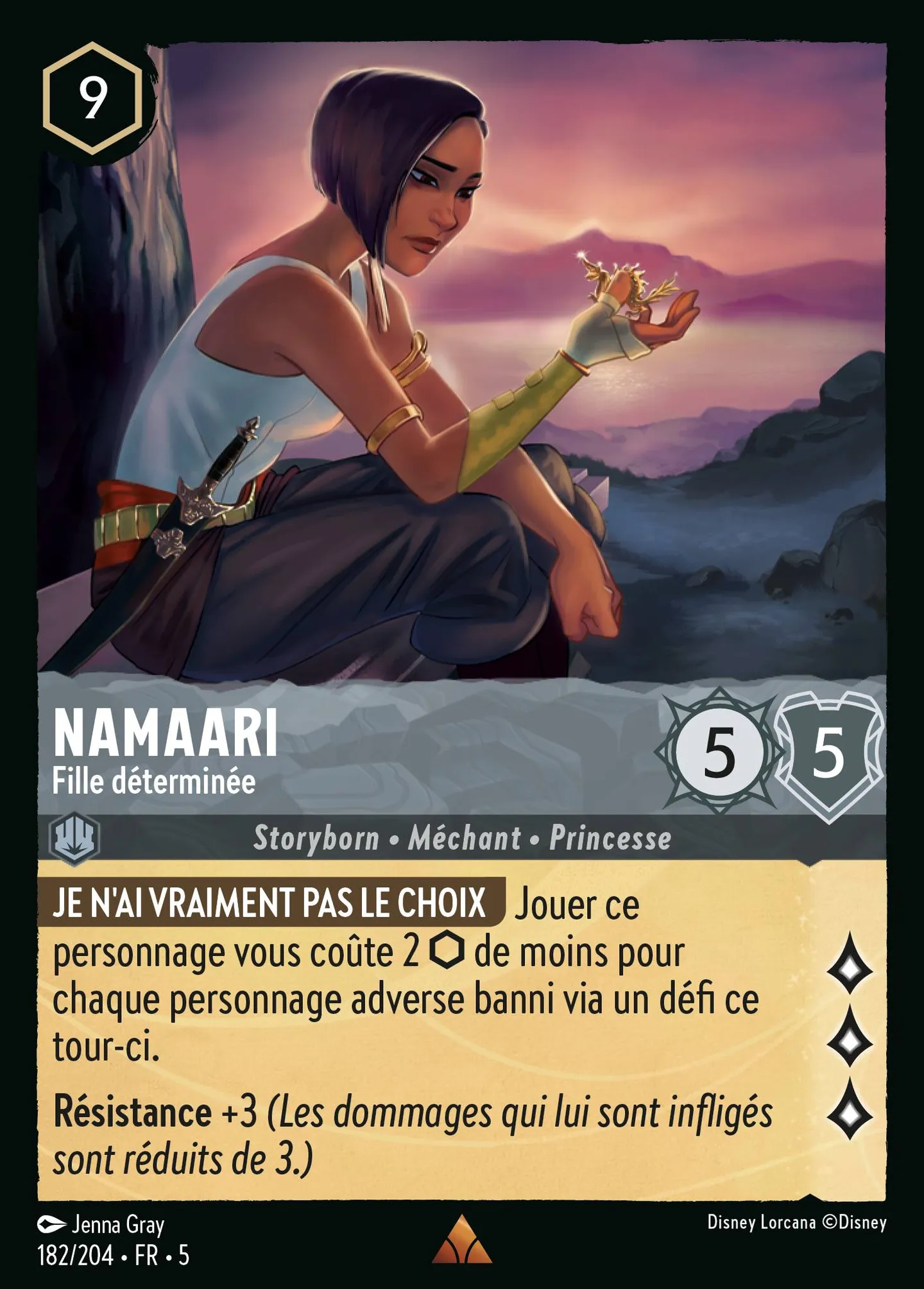 Namaari - Fille déterminée — Shimmering Skies — Lorcana