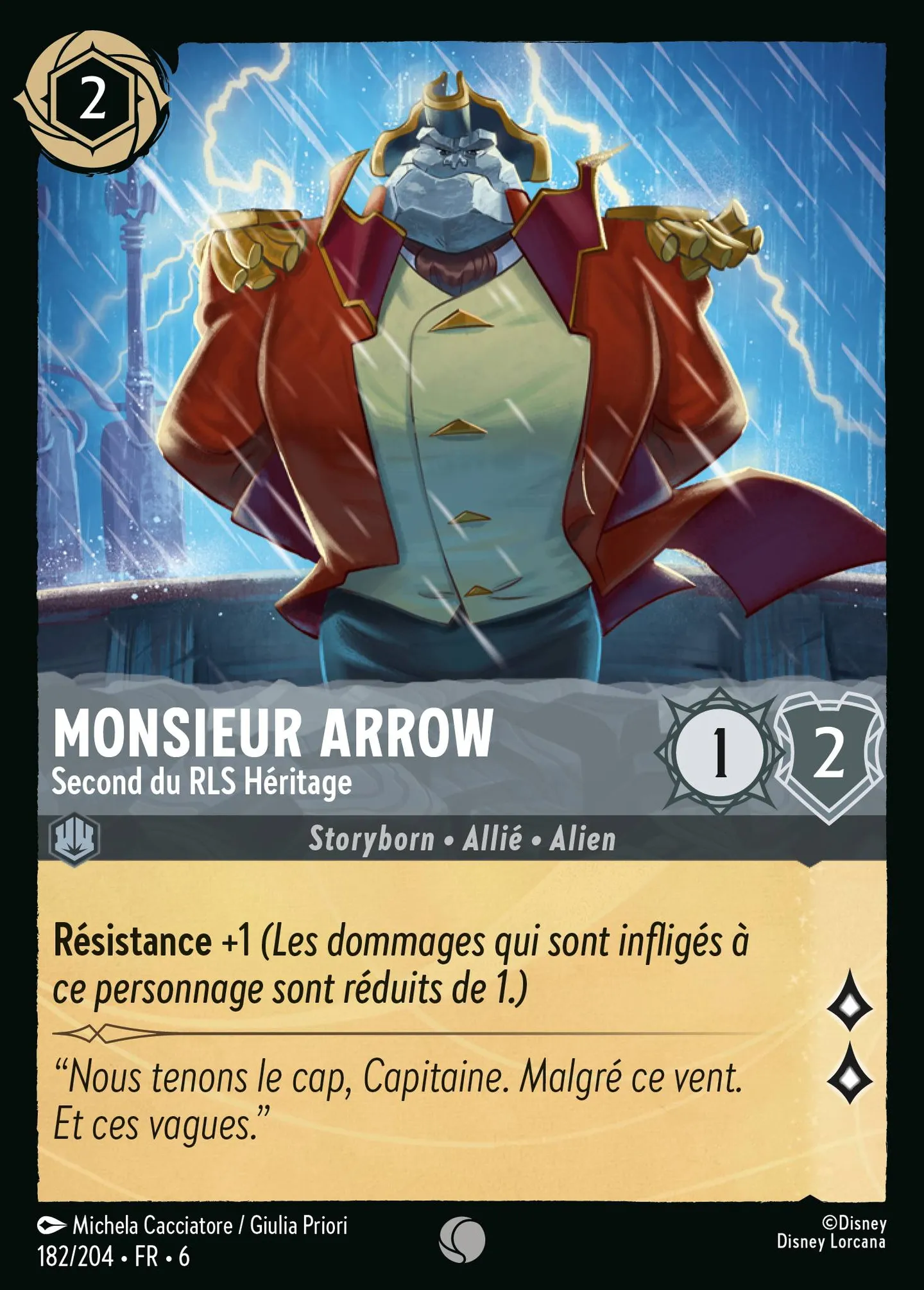 Monsieur Arrow - Second du RLS Héritage — Azurite Sea — Lorcana