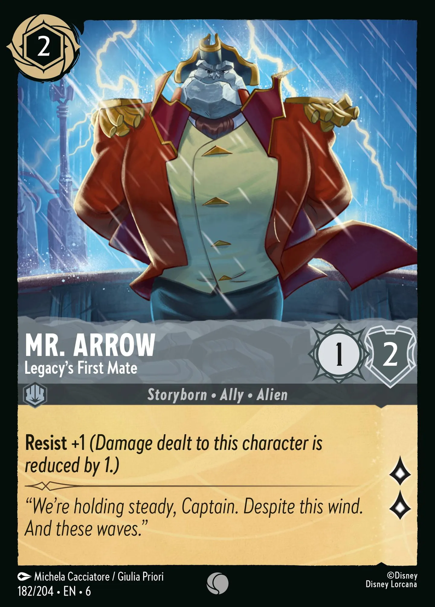 Monsieur Arrow - Second du RLS Héritage — Azurite Sea — Lorcana