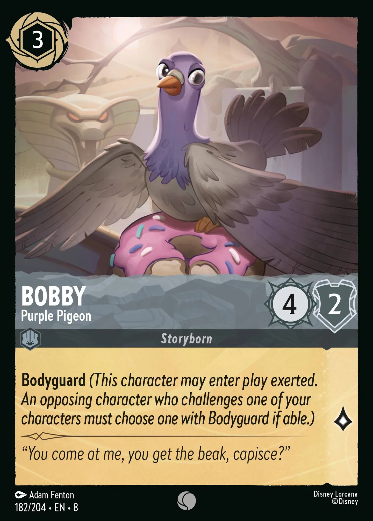Bobby le pigeon - Pigeon violet — The Reign of Jafar — Lorcana
