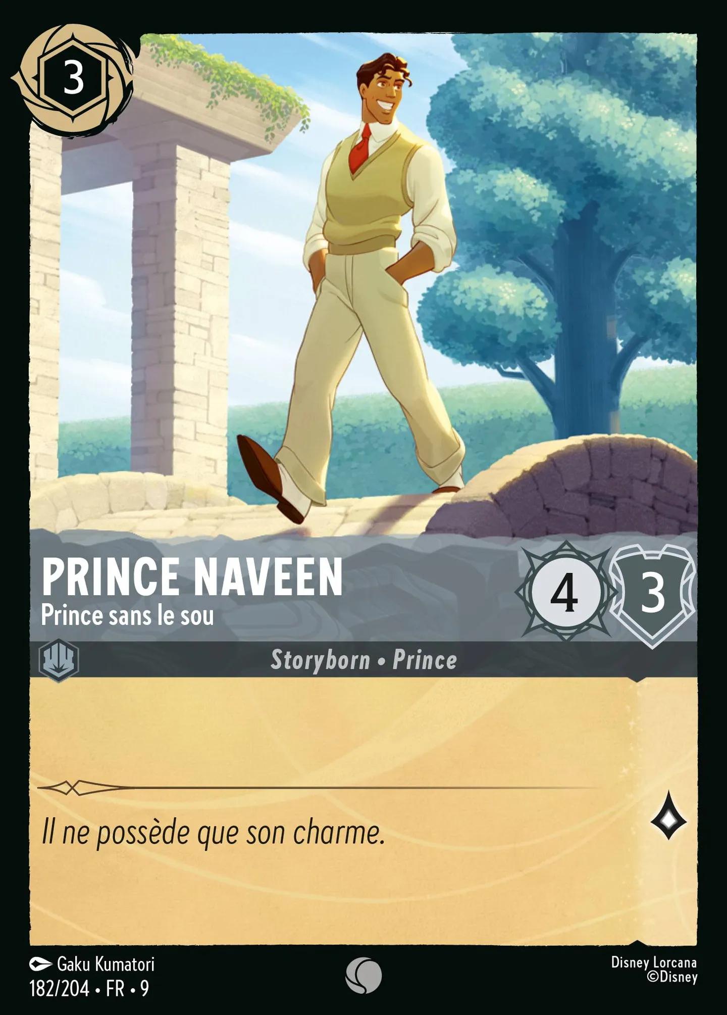 Prince Naveen - Prince sans le sou — Fabled — Lorcana