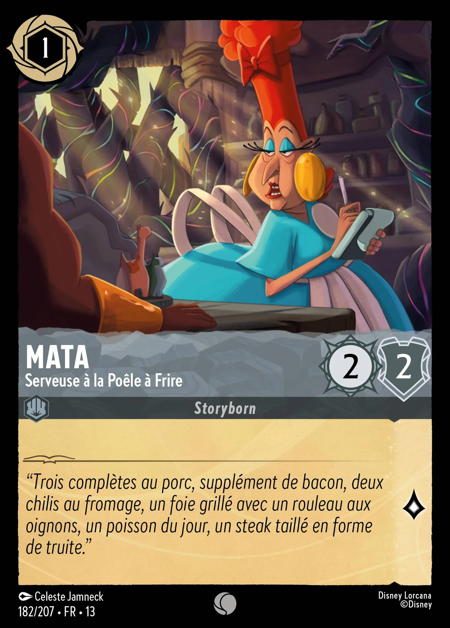 Mata - Serveuse à la Poêle à Frire — Attack of the Vine! — Lorcana