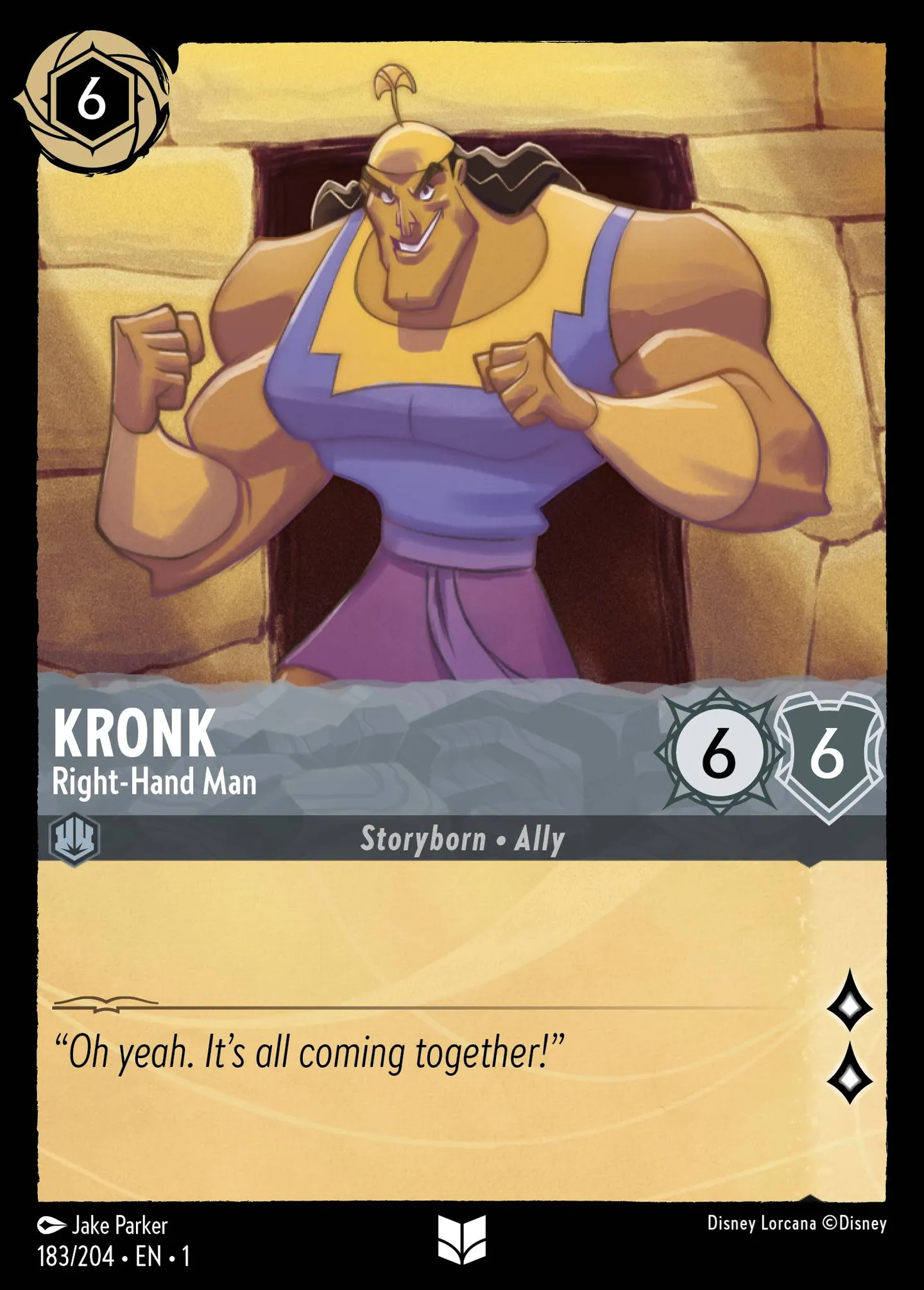 Kronk - Right-Hand Man — The First Chapter — Lorcana
