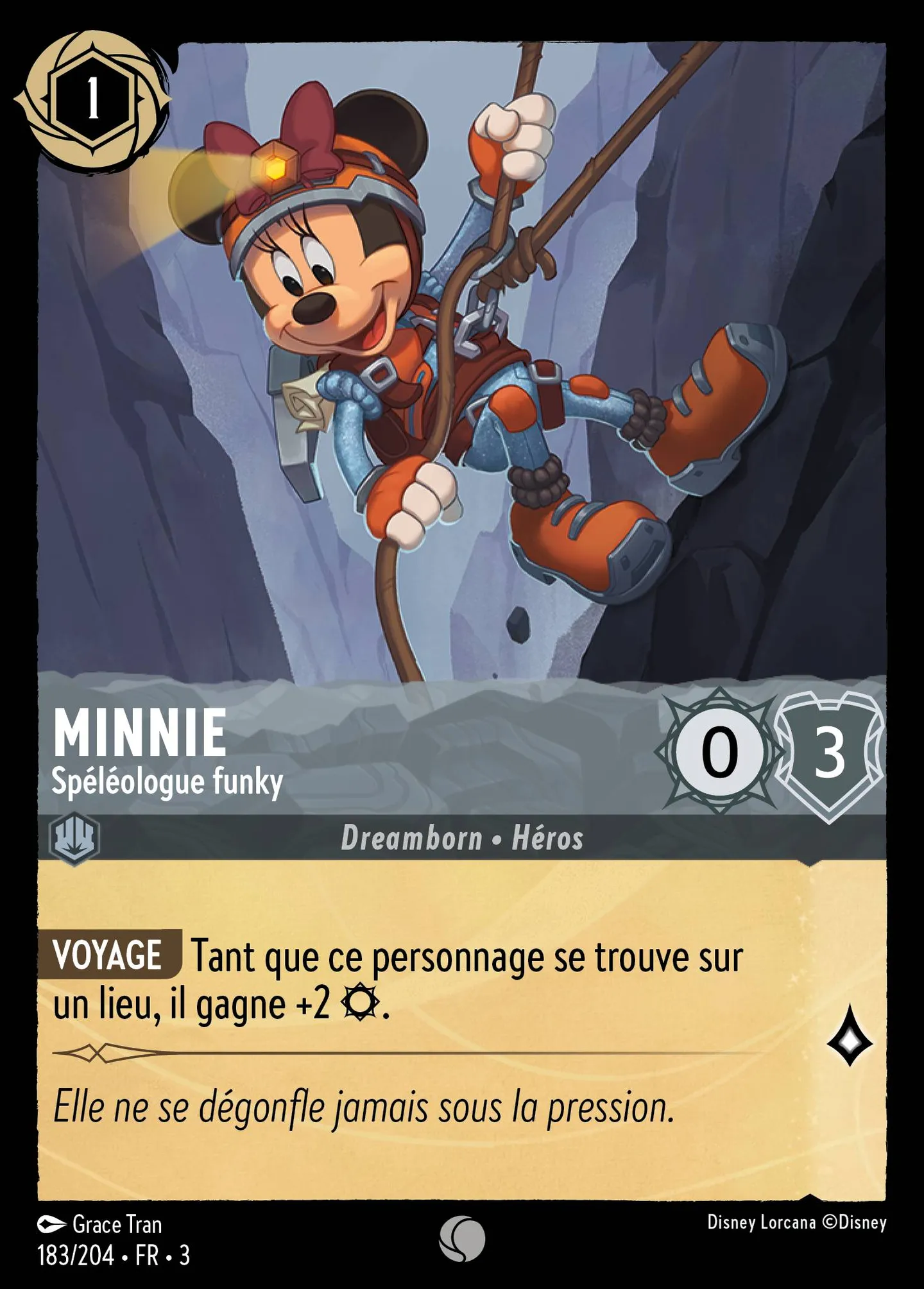 Minnie - Spéléologue funky — Into the Inklands — Lorcana