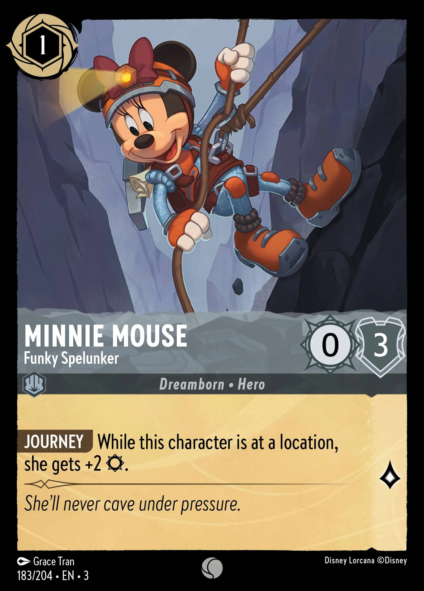 Minnie - Spéléologue funky — Into the Inklands — Lorcana