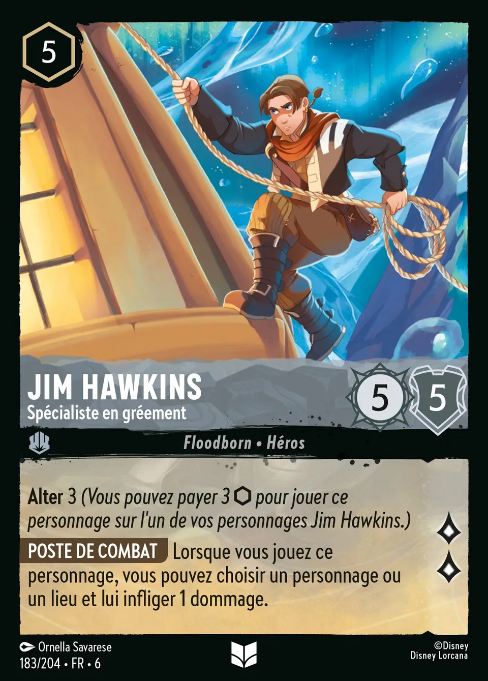 Jim Hawkins - Spécialiste en gréement from Azurite Sea - Lorcana