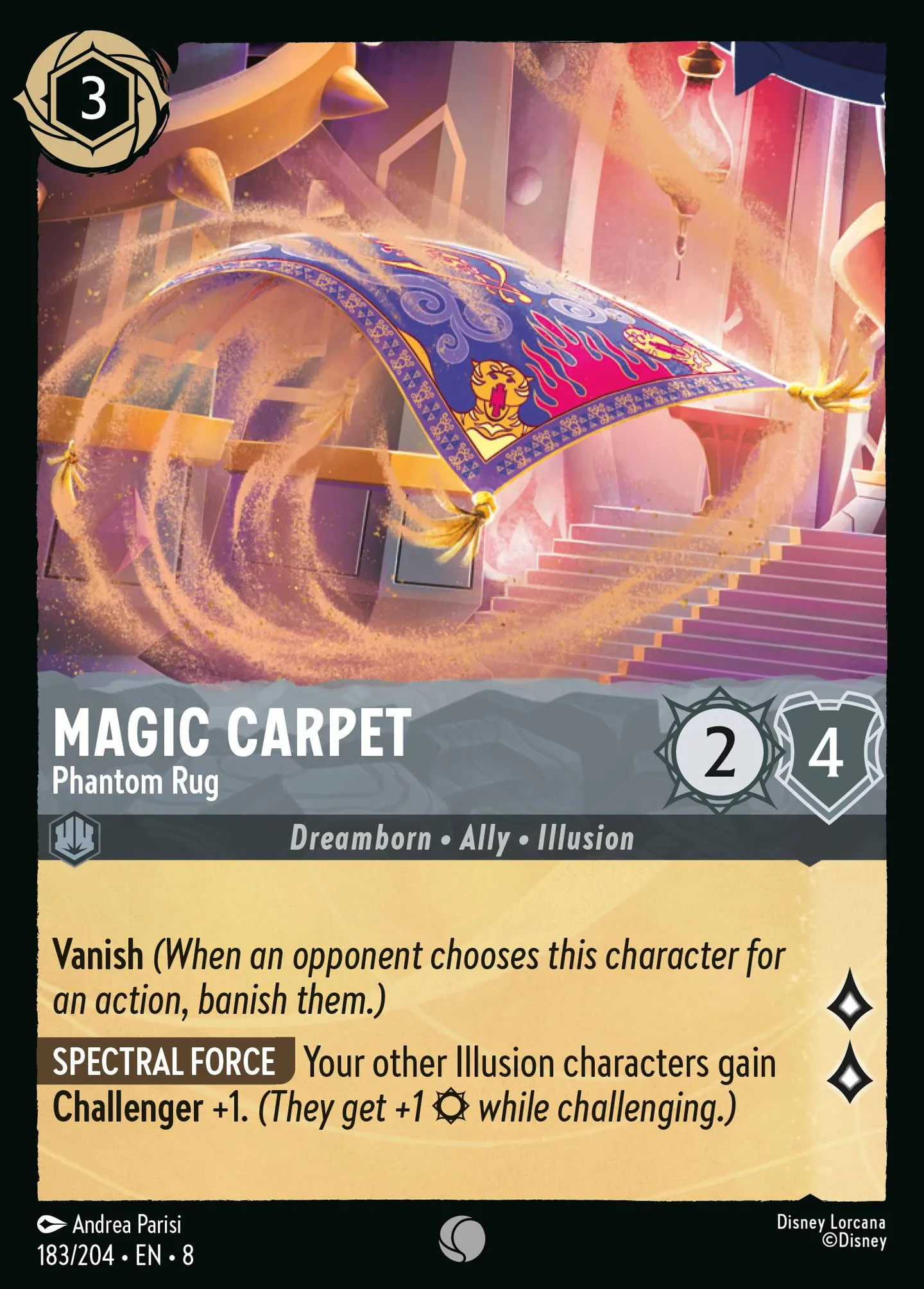 Tapis Volant - Apparition tapissière — The Reign of Jafar — Lorcana