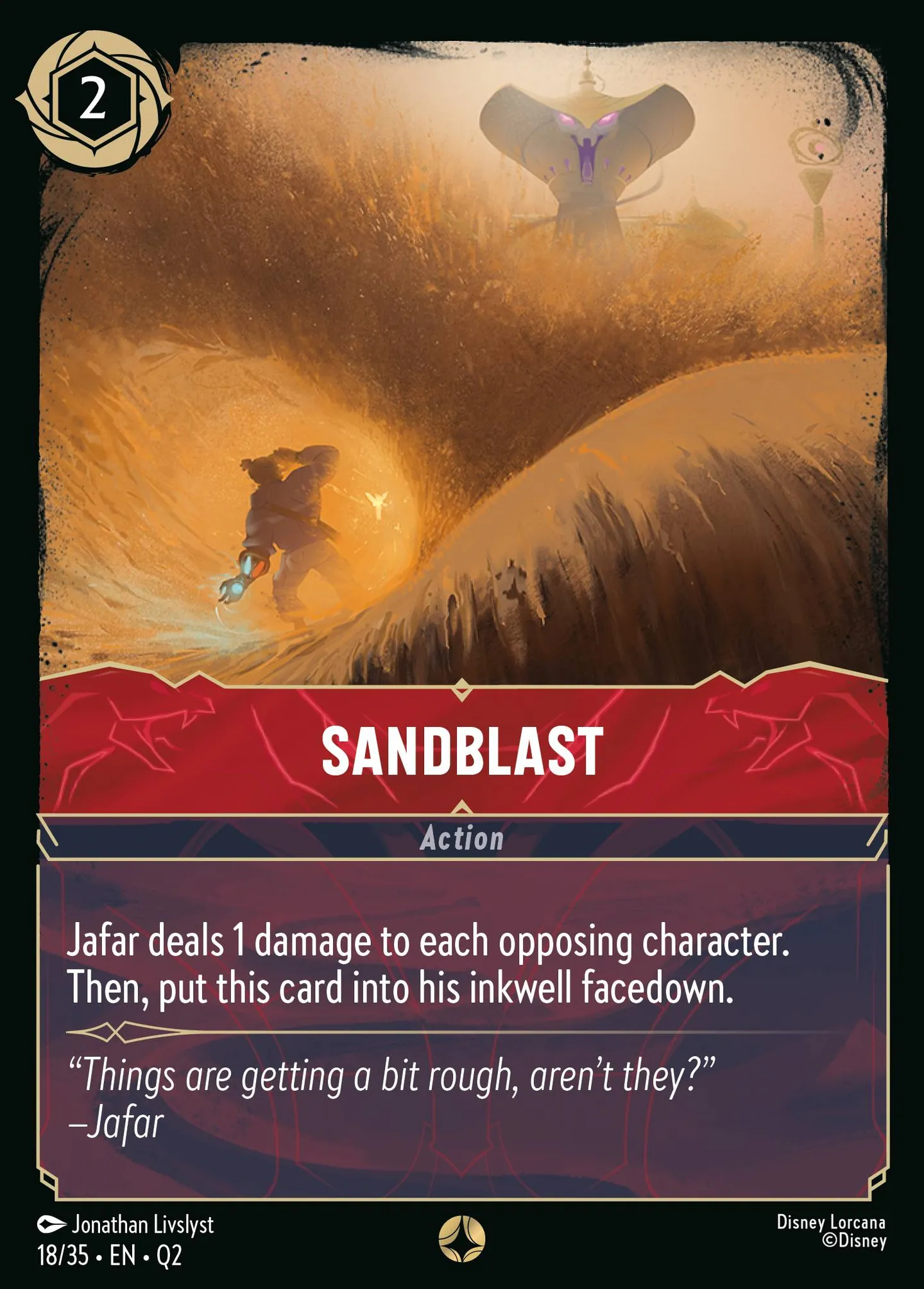 Sandblast — Illumineer's Quest: Palace Heist — Lorcana