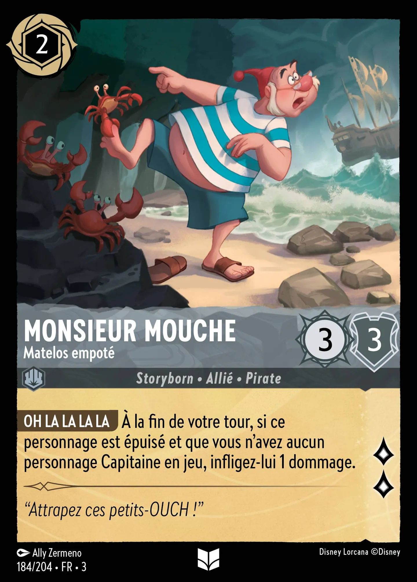 Monsieur Mouche - Matelos empoté — Into the Inklands — Lorcana