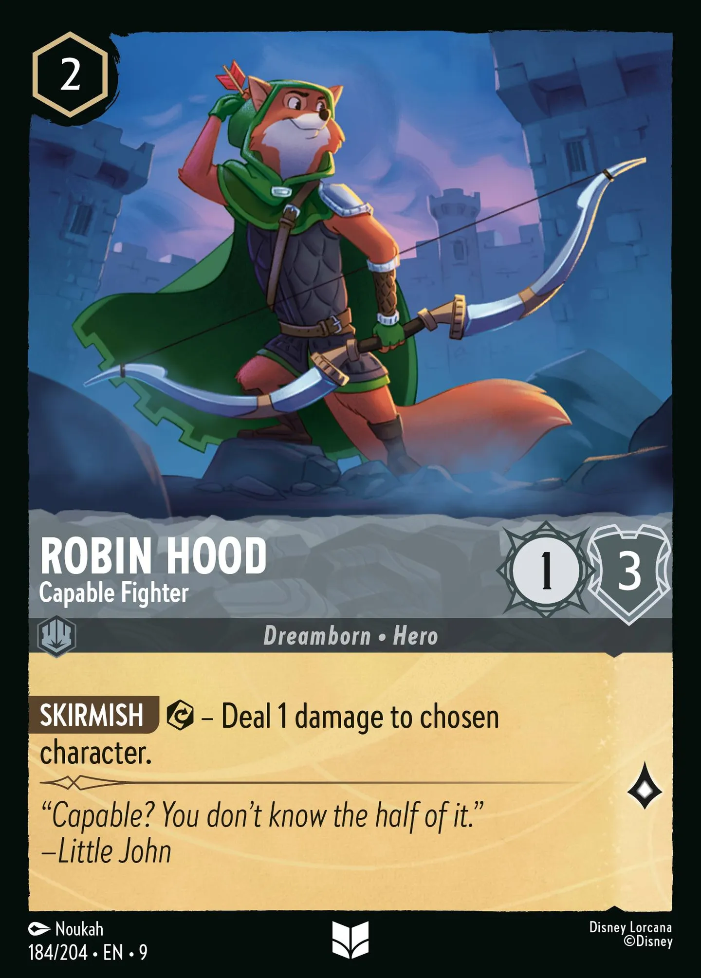 Robin des Bois - Habile combattant — Fabled — Lorcana
