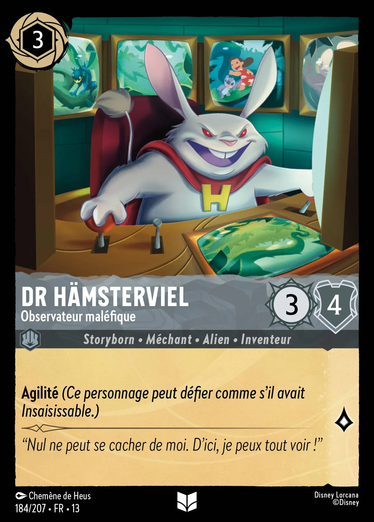 Dr Hämsterviel - Observateur maléfique — Attack of the Vine! — Lorcana