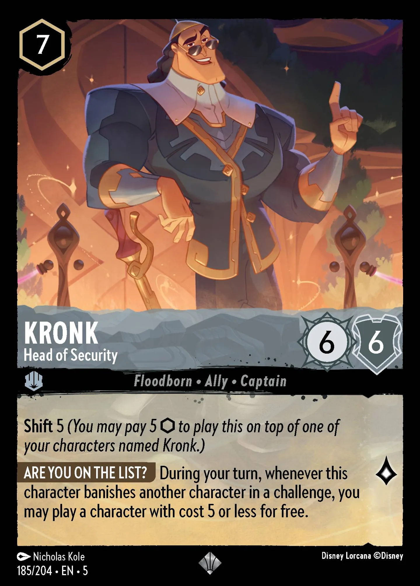 Kronk - Head of Security — Shimmering Skies — Lorcana