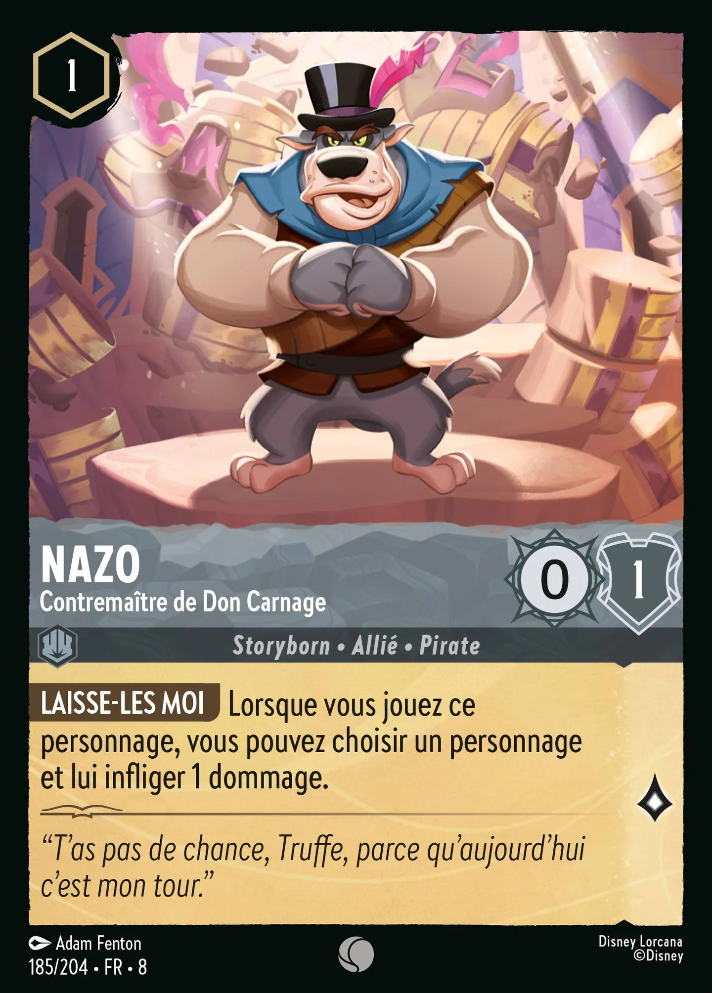 Nazo - Contremaître de Don Carnage — The Reign of Jafar — Lorcana