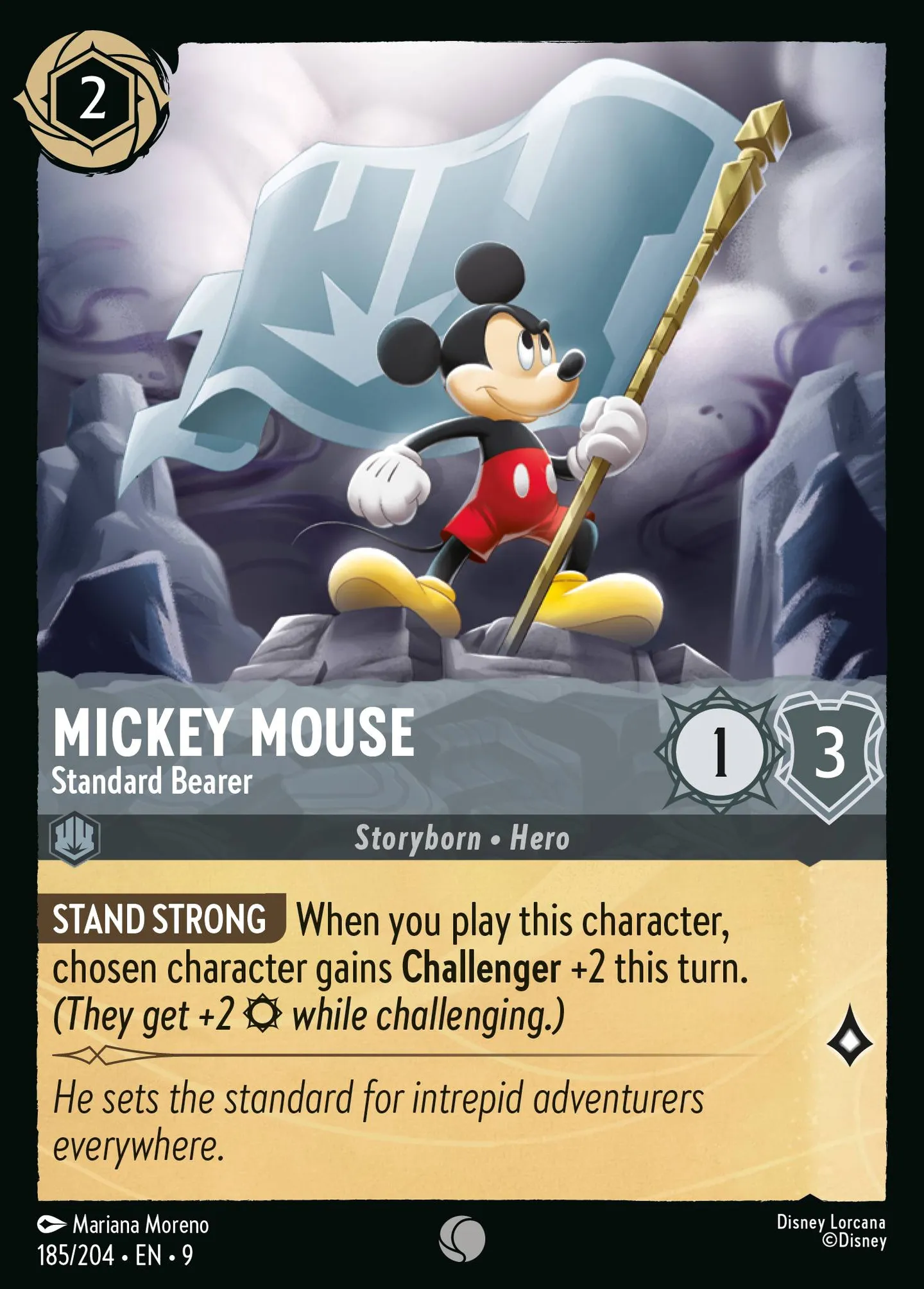Mickey Mouse - Porte-étendard — Fabled — Lorcana