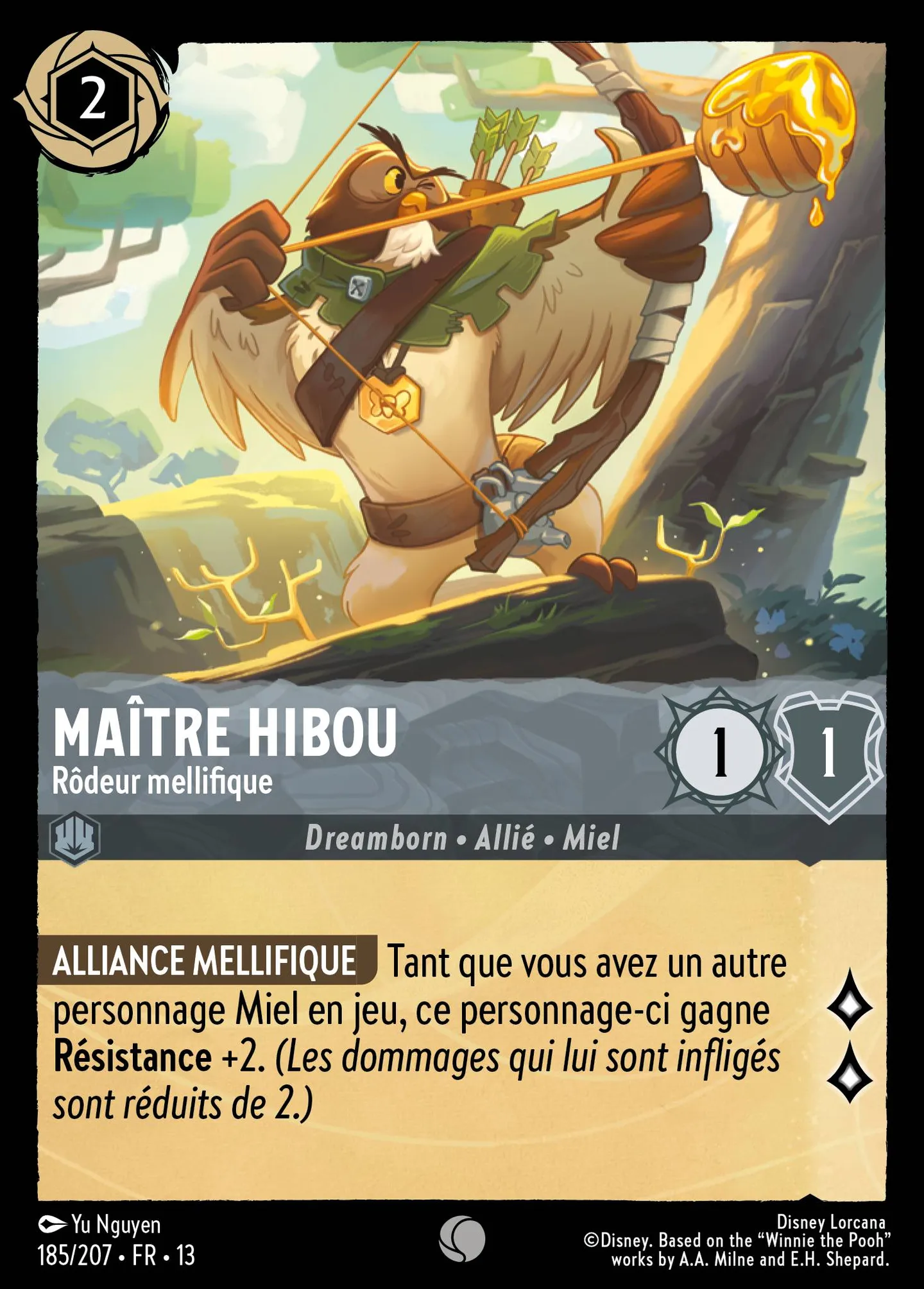 Maître Hibou - Rôdeur mellifique — Attack of the Vine! — Lorcana