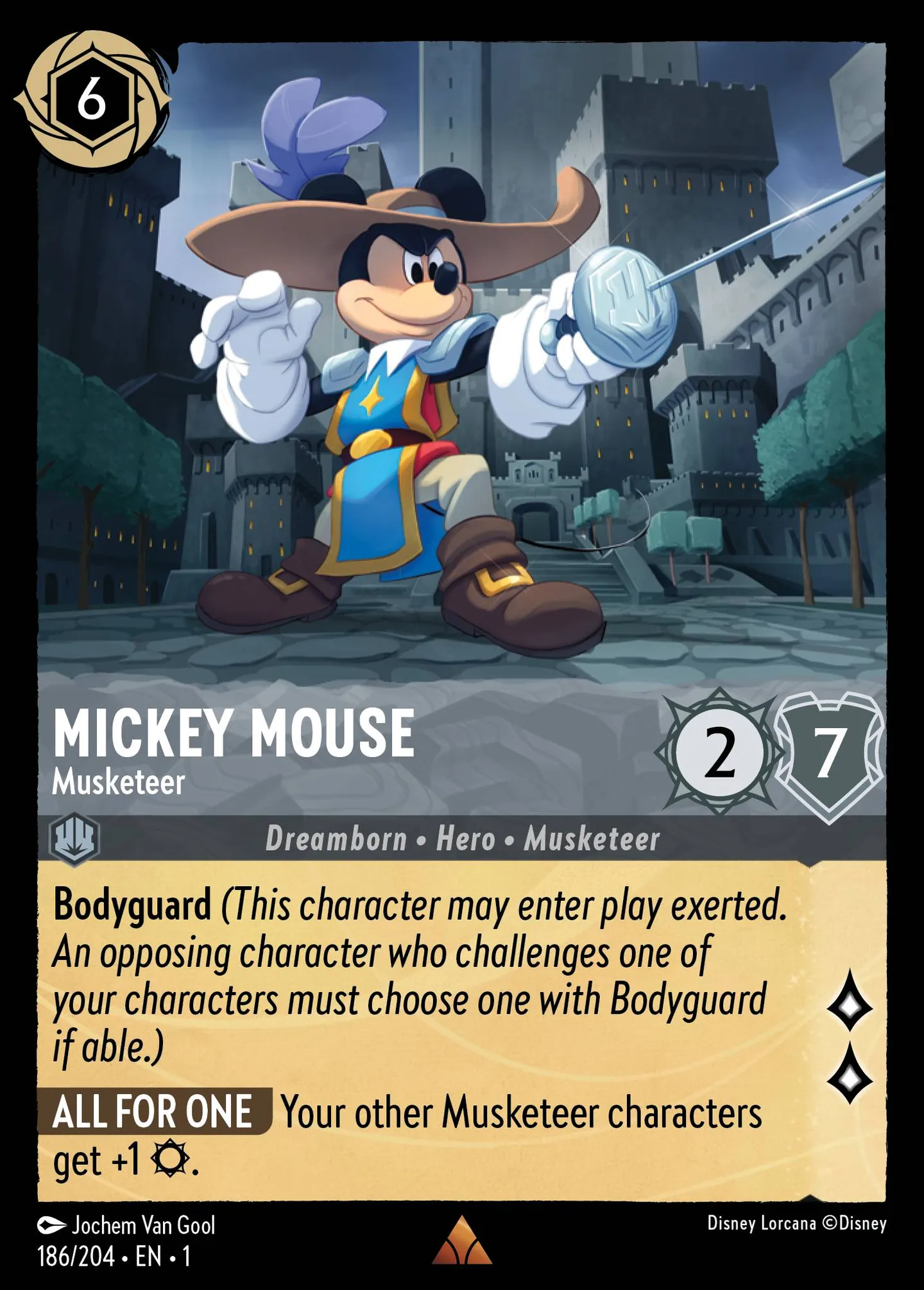 Mickey Mouse - Musketeer — The First Chapter — Lorcana