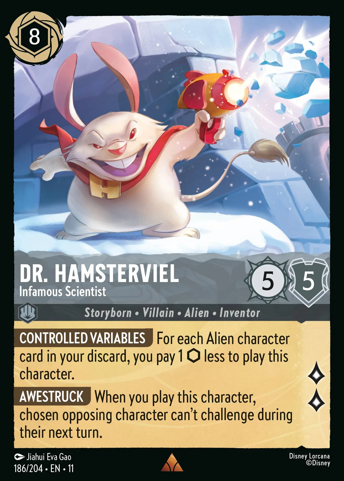 Dr. Hamsterviel - Infamous Scientist — Winterspell — Lorcana