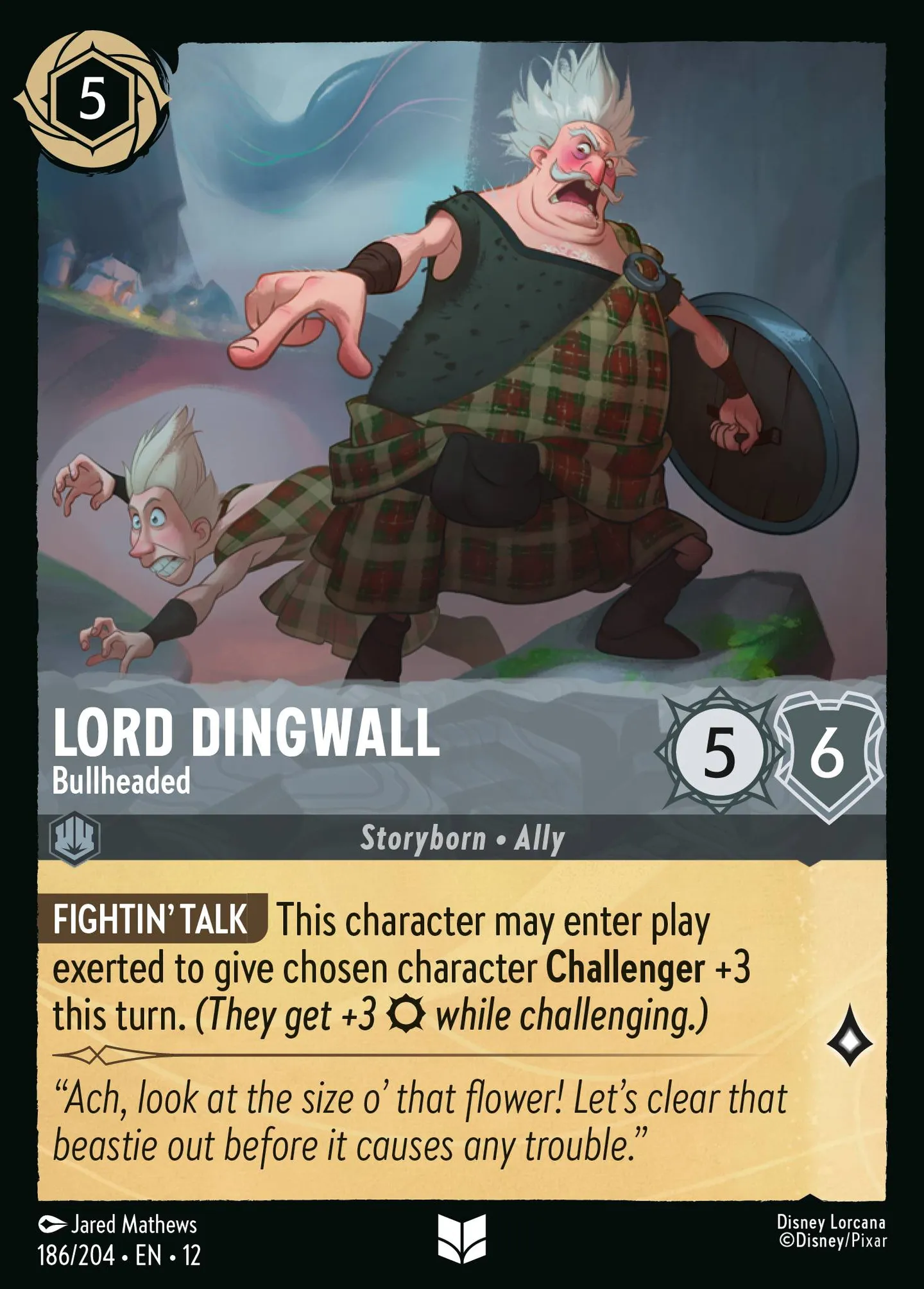 Seigneur Dingwall - Têtu comme une mule — Wilds Unknown — Lorcana