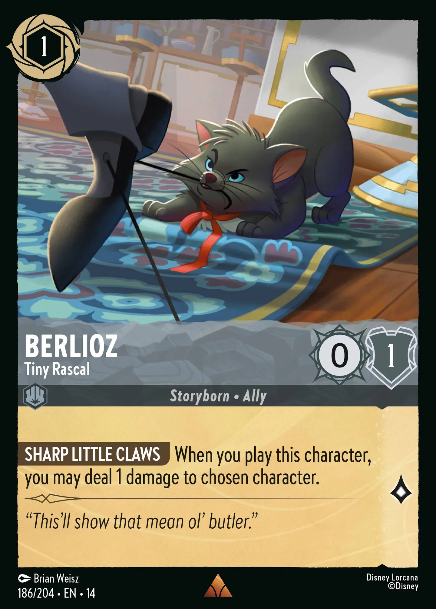 Berlioz - Tiny Rascal — Hyperia City — Lorcana