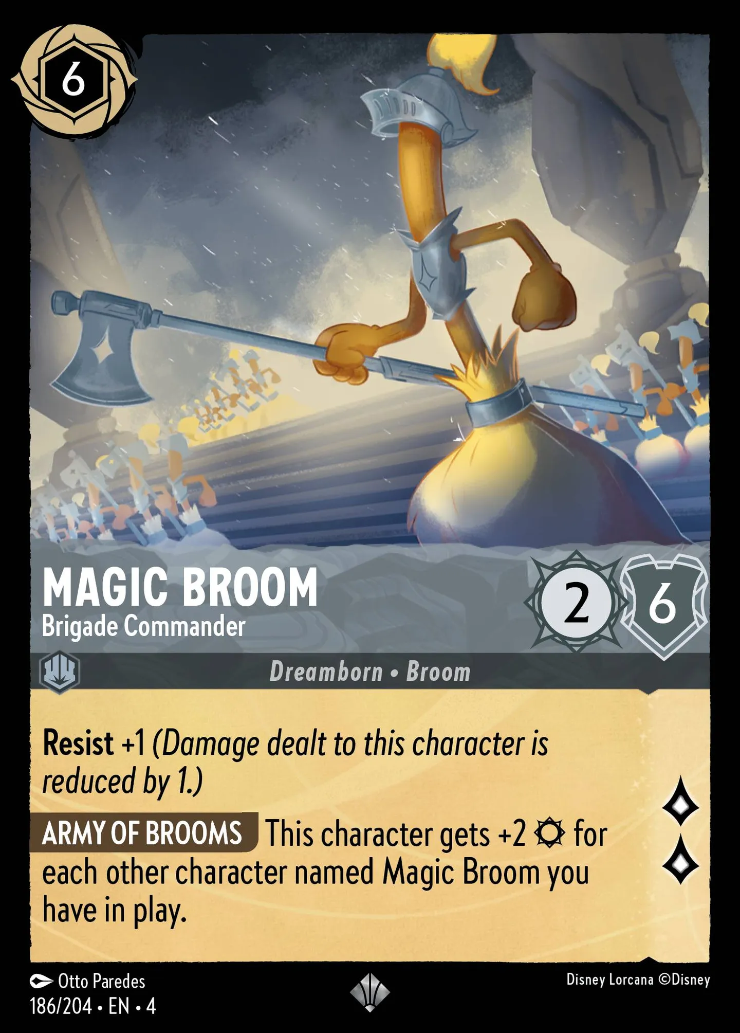 Magic Broom - Brigade Commander — Ursula's Return — Lorcana