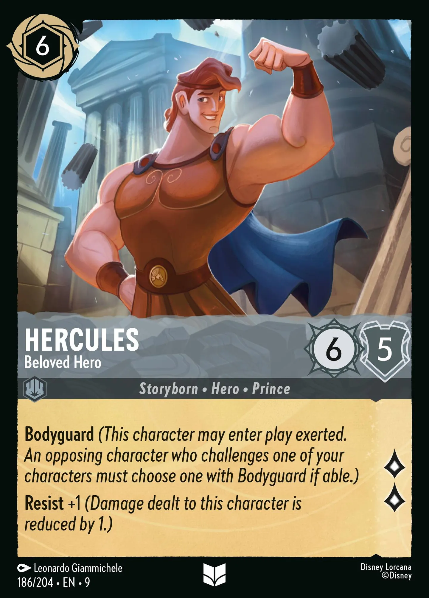 Hercule - Héros bien-aimé — Fabled — Lorcana