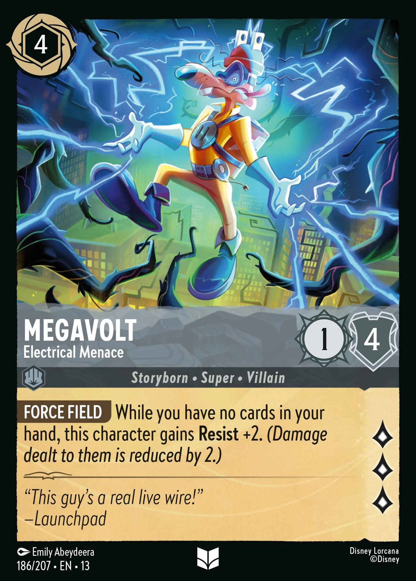 Mégavolt - Menace électrique — Attack of the Vine! — Lorcana