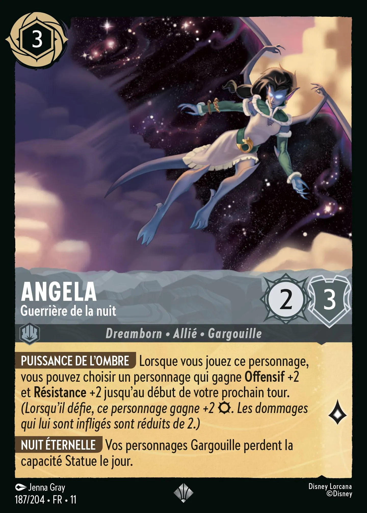 Angela - Guerrière de la nuit — Winterspell — Lorcana