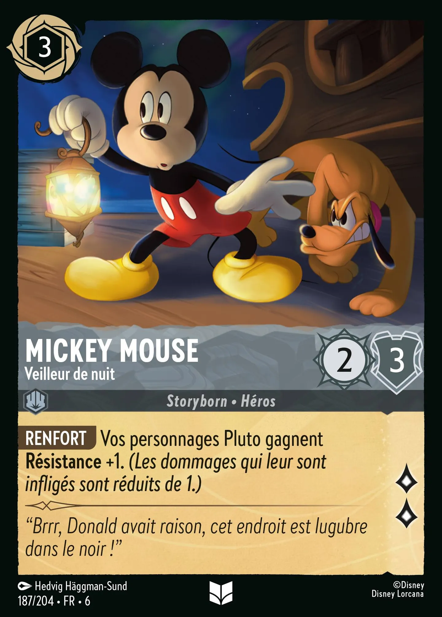 Mickey Mouse - Veilleur de nuit — Azurite Sea — Lorcana