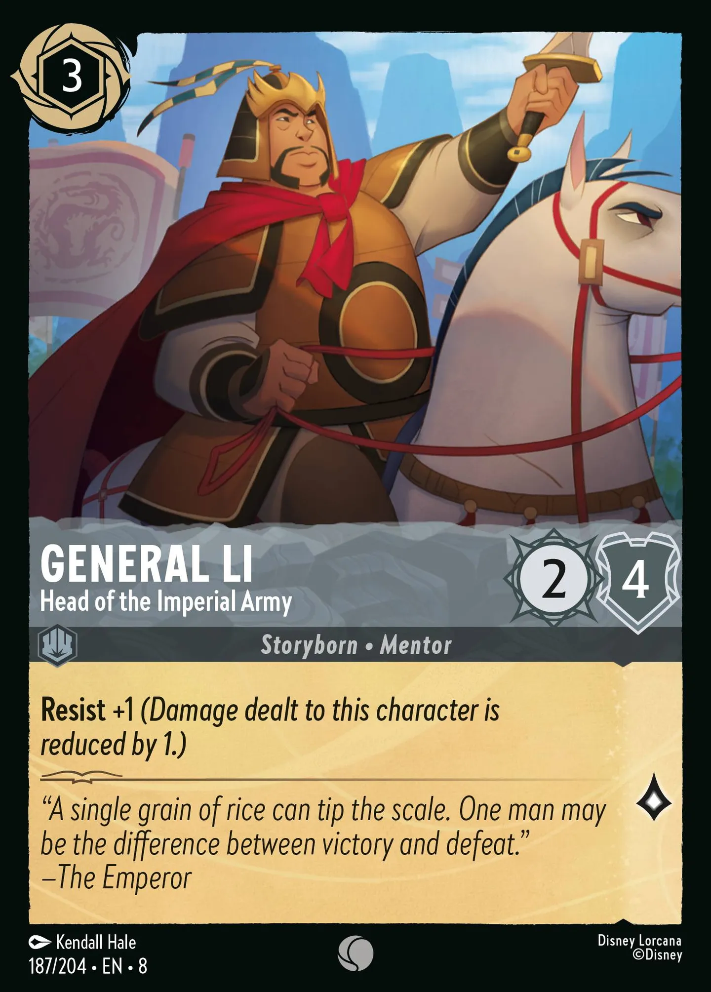 Général Li - À la tête de l'armée impériale — The Reign of Jafar — Lorcana